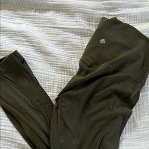 Lululemon Olive Green Leggings
